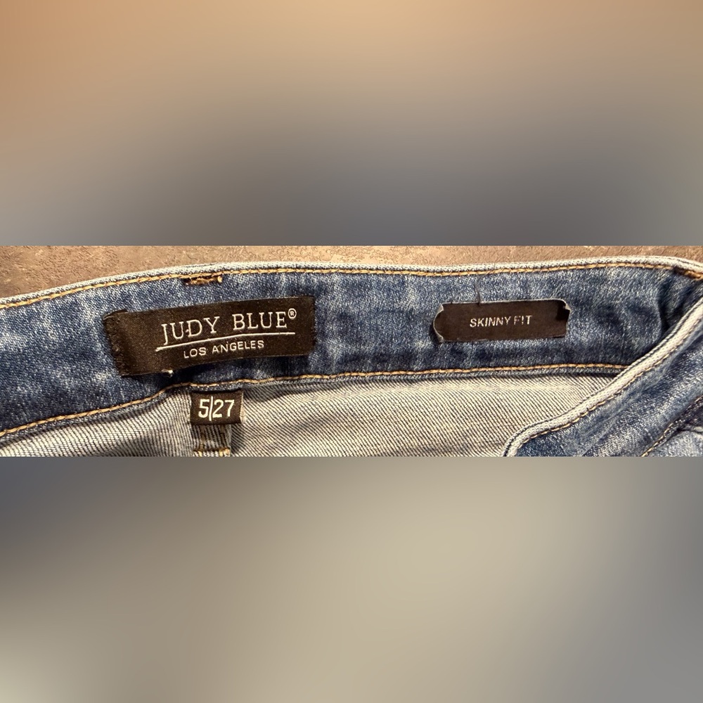 Judy Blue Distressed Women's Jeans size 5/27 - Picture 5 of 6